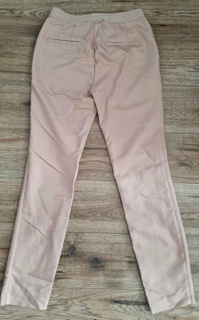ZARA light pink slim fit trousers, size 